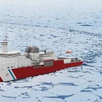 Construction of the USCG's Polar Security Cutter has fallen behind schedule. (Image: U.S. Coast Guard)