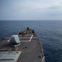 File photo: The U.S. Navy's Arleigh Burke-class guided-missile destroyer USS Laboon (DDG 58) patrols the Red Sea in December 2023. (Photo: Elexia Morelos / U.S. Navy)