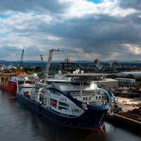 Prysmian’s Leonardo Da Vinci cable laying vessel (Credit: Port of Middlesbrough)