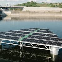 SolarDuck's offshore floating solar unit in Japan (Credit: SolarDuck)