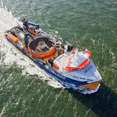 Van Oord's Nexus cable laying vessel (Credit: Van Oord)