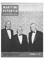 Maritime Reporter Magazine Cover Dec 15, 1970 - 