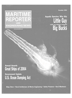 Maritime Reporter Magazine Cover Dec 2004 - Great Ships of 2004