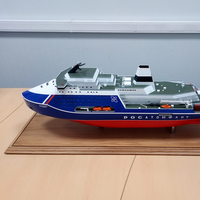 Model of the Leader series icebreaker (Image: Rosatom / CC BY-SA 4.0)